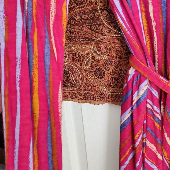 Vintage  1970s Miss O size 10 wine colored dress. 10. - Picture 8 of 10